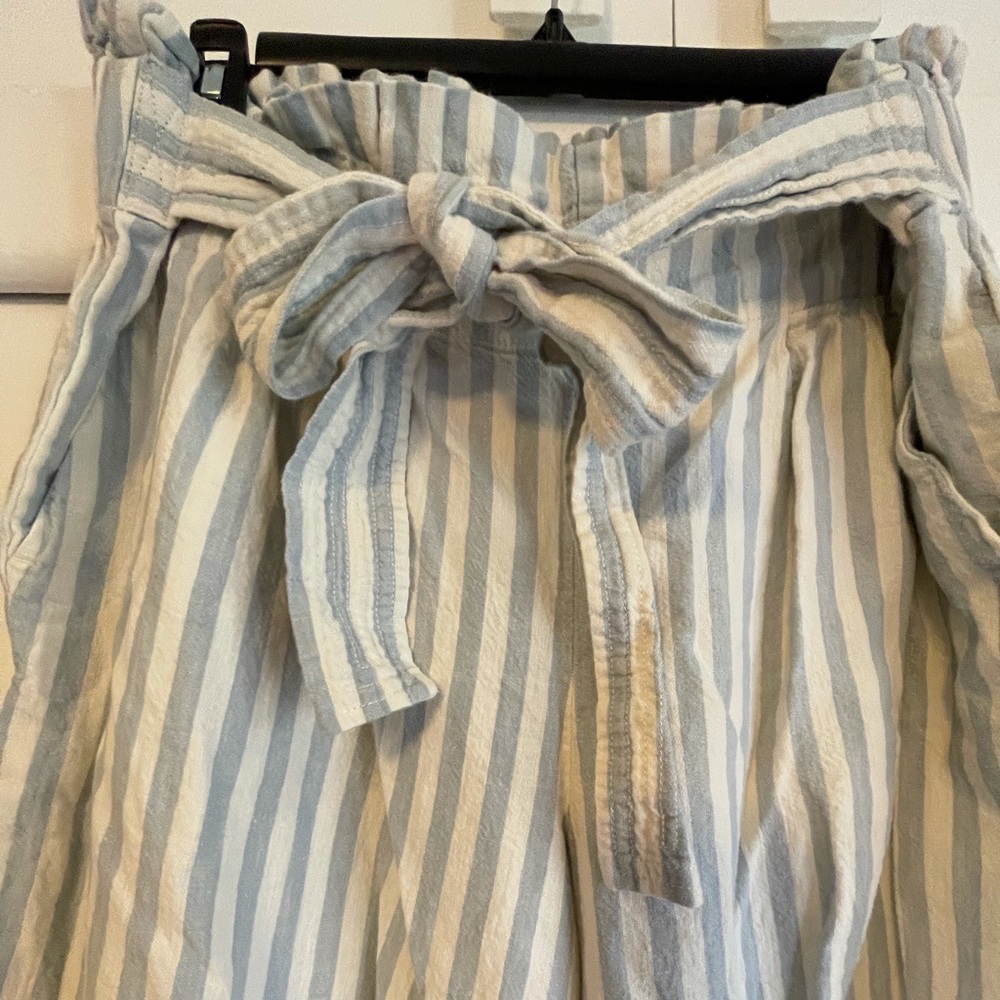 Madewell Paperbag Waist Cropped Pants